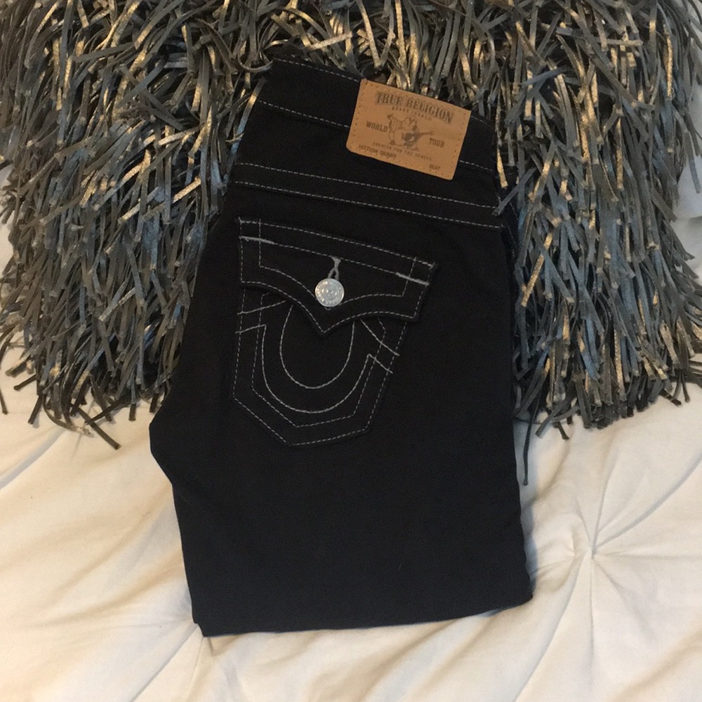 True Religion black skinny’s
